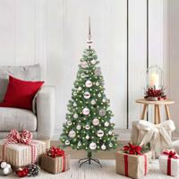 VidaXL Kerstboom met 150 led met standaard groen 120 cm pvc