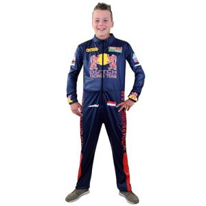 Race coureur overall - donkerblauw - verkleedkleding - voor kinderen - Dutch Racing Team