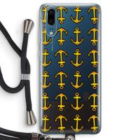 Musketon Anchor: Huawei P20 Transparant Hoesje met koord