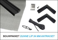 Bouwpakket Antraciet 34 mm Veilig Wonen Dunne Lip - thumbnail