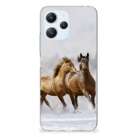 Xiaomi Redmi 12 4G | TPU Hoesje | Paarden