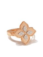 Roberto Coin bague Princess Flower en or rose 18ct ornée de diamants