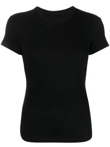 ISABEL MARANT crew-neck fine-ribbed T-shirt - Noir