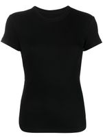 ISABEL MARANT t-shirt en maille fine nervurée à col rond - Noir - thumbnail