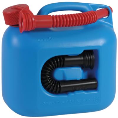 Hünersdorff jerrycan "premium (un) " gasoline canister 5l blue plastic, un Hünersdorff jerrycan "premium (un) " gasoline canister 5l blue plastic, un