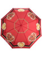 Moschino heart-print umbrella - Rouge - thumbnail