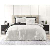 Sleeptime - Velvet Dekbedovertrek - Wit - 200 x 220 Sleeptime - Velvet Dekbedovertrek - Wit - 200 x 220