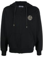 Versace Jeans Couture hoodie en coton à logo imprimé - Noir - thumbnail