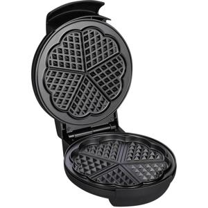Severin WA 2103 Wafelijzer Met handmatige temperatuursinstelling RVS (geborsteld), Zwart