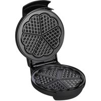 Severin WA 2103 Wafelijzer Met handmatige temperatuursinstelling RVS (geborsteld), Zwart