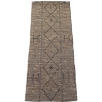 Kleed Zeegras Natur Zwart 80x200cm