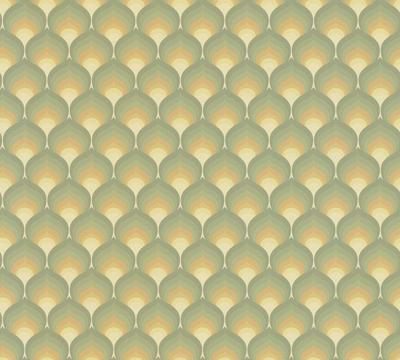 AS Creation Retro Chic - Groen - Retro - 395381