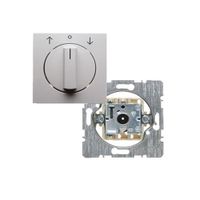 Berker S1 jaloezieschakelaar met draaiknop aluminium