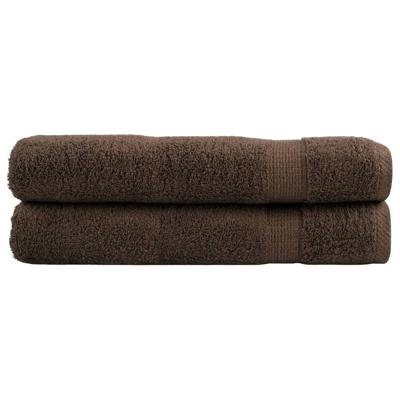 VidaXL Saunadoeken solund 2 st 600 g/m² 80x200 cm bruin