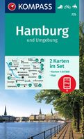 Wandelkaart 725 Hamburg | Kompass - thumbnail