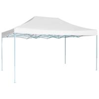 VidaXL Partytent inklapbaar 280x410x315 cm staal wit