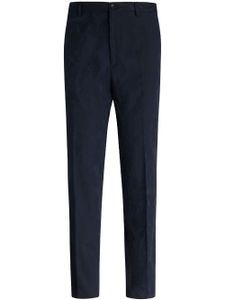 ETRO pantalon de costume en jacquard - Bleu