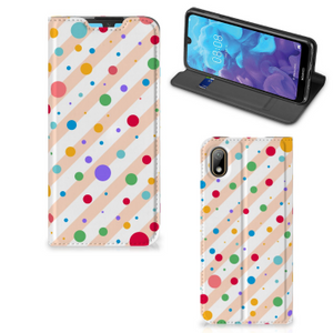 Huawei Y5 (2019) Hoesje met Magneet Dots