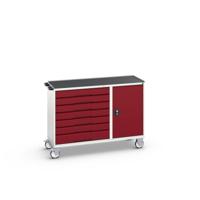 Bott Verso Montagewagen | 7 Lades | 1 Deur | Afrolrand | RAL 3004 - 16927158.24