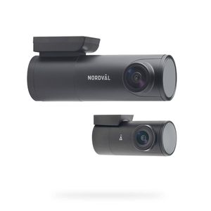 Nordväl DC102-4K 2CH Dashcam 4K + GPS + WiFi + 128GB