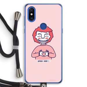 Hartje: Xiaomi Mi Mix 3 Transparant Hoesje met koord