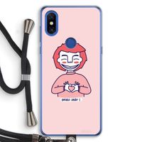 Hartje: Xiaomi Mi Mix 3 Transparant Hoesje met koord