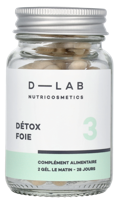 D-Lab Nutricosmetics - D-Lab Detox Foie 3 Capsules 56 stuk 56 pc