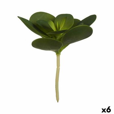 Decoratieve plant Lakens Rond Plastic 18 x 23 x 18 cm (6 Stuks)