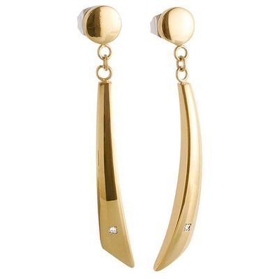 Boccia 05049-03 Oorhangers titanium-diamant 0.025 ct goudkleurig-wit