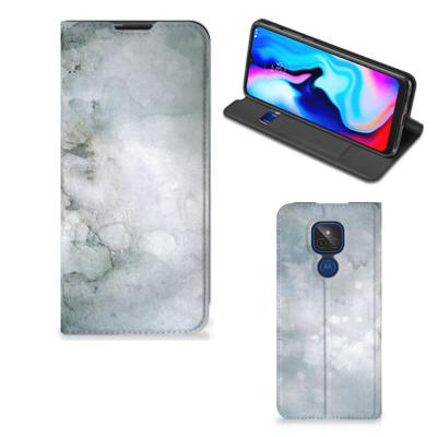 Bookcase Motorola Moto G9 Play Painting Grey Bookcase Motorola Moto G9 Play Painting Grey