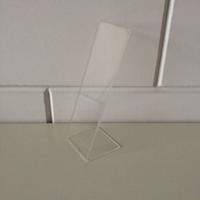 L-standaard acryl bxh 74x210mm. Staand