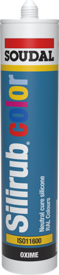 Soudal Silirub Color | Siliconen voegkit | 310 ml | Ral 7011 - 114481