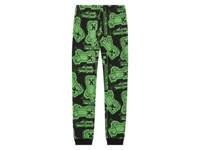 Kinder joggingbroek Minecraft (Zwart/groen, 158/164)