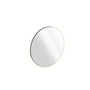 XenZ Badkamerspiegel Rond met LED-Verlichting Salo 80 cm