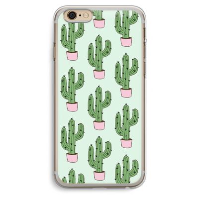 Cactus Lover: iPhone 6 Plus / 6S Plus Transparant Hoesje
