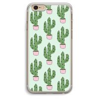 Cactus Lover: iPhone 6 Plus / 6S Plus Transparant Hoesje