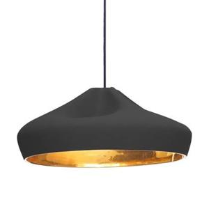 Marset Pleat Box 36 hanglamp Ø34 zwart|goud