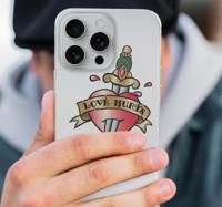 Sticker Tattoo love hurts