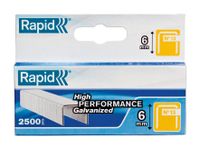 Rapid Nieten Type 13 RVS, Blisterbox 2500st Lengte 6mm