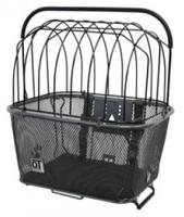 Qtcycletech Hondenmand rimini voor/achter 24 liter zwart