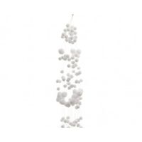 Guirlande sneeuwbal l135 cm wit - Decoris Guirlande sneeuwbal l135 cm wit - Decoris