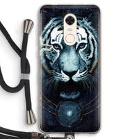 Darkness Tiger: Xiaomi Redmi 5 Transparant Hoesje met koord