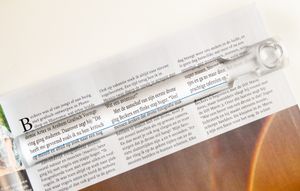 Leesliniaal 21cm met 2,5x vergroting en leeslijn