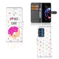 Motorola Edge 20 Pro | Book Cover | Donut Roze Motorola Edge 20 Pro | Book Cover | Donut Roze