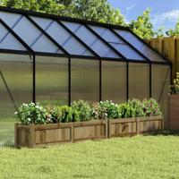 VidaXL Plantenbakken 2 st cm geïmpregneerd hout