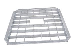 Ubbink Metalen afdekrooster, vierkant 40x40 cm
