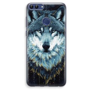 Darkness Wolf: Huawei P Smart (2018) Transparant Hoesje