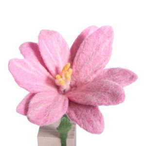 Bloem van Vilt (Roze)
