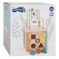 Small Foot - houten activiteitenkubus en motoriekspiraal safari