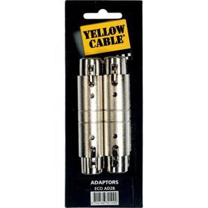 Yellow Cable AD28 XLR female - XLR female koppelstuk (2 stuks)